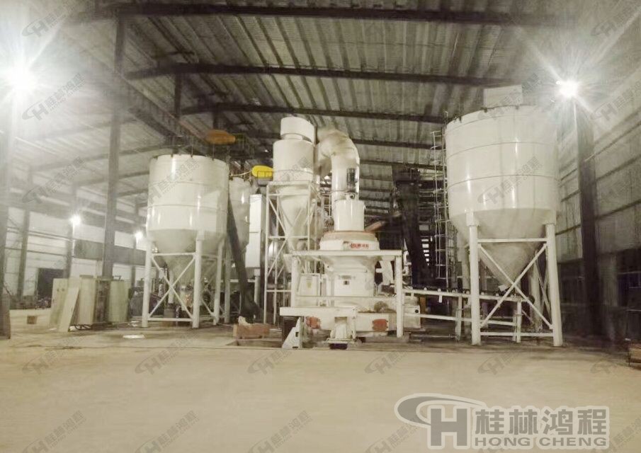 方解石磨粉機，雷蒙磨粉機，600目重鈣粉設備，HC1700擺式磨